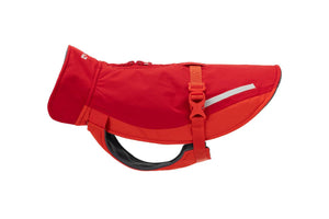 RC Pets Circuit Dog Coat, Dark Red/Goji Berry