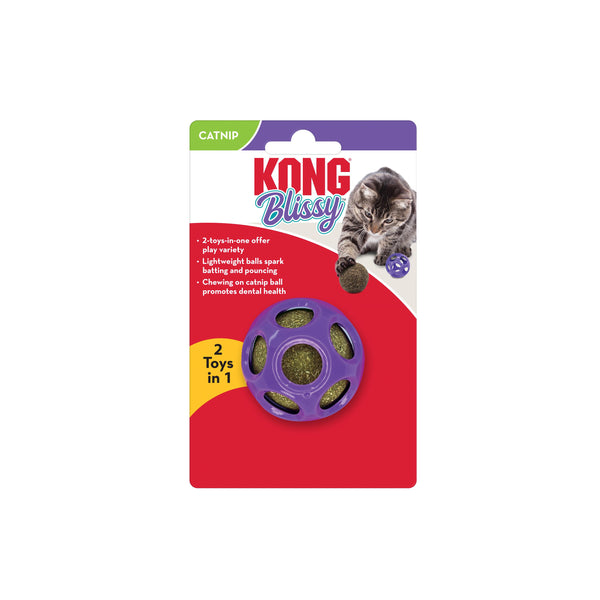 KONG Blissy Moon Ball avec jouet pour chat Catnip