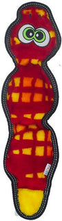 Outward Hound Tough Seamz Dog Toy, Snake, 3-Squeakers