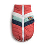 fabdog Chevron Dog Coat, Melon