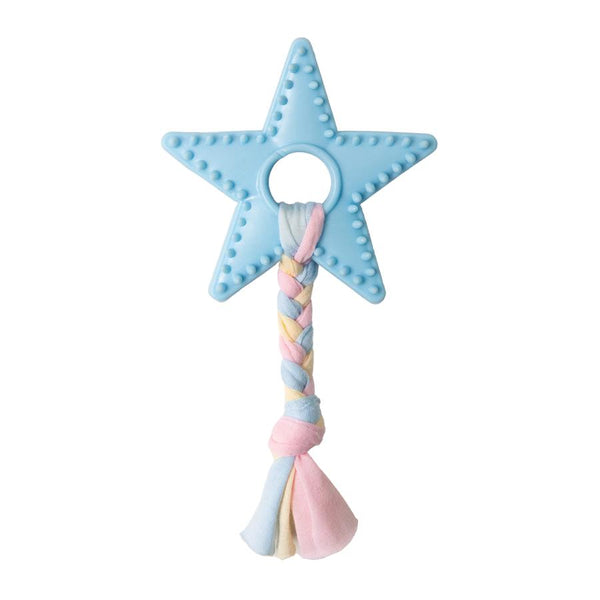 Snugarooz Lil Star Chew Jouet Chien, Bleu