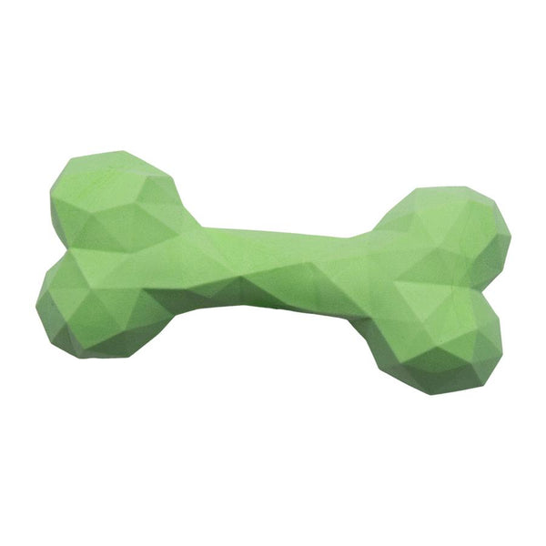 Snugarooz Snugz Craft Bone Dog Toy, Green