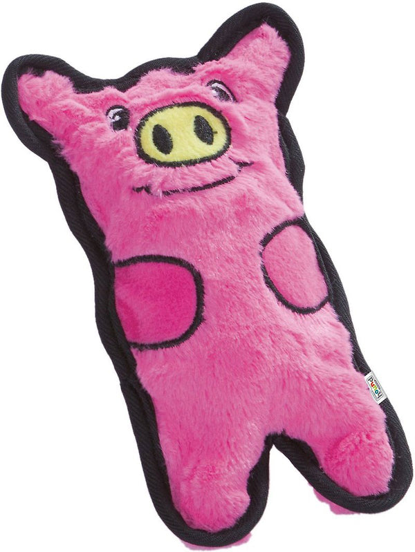 Outward Hound Invincibles Minis Jouet pour chien, Cochon rose