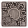 Messy Mutts Tapis interactif multi-surfaces en silicone avec cadre pour chien Gris