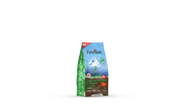 FirstMate Limited Ingredient Diet Cage Free Duck Meal & Pumpkin Small Bites Grain-Free Dry Dog Food