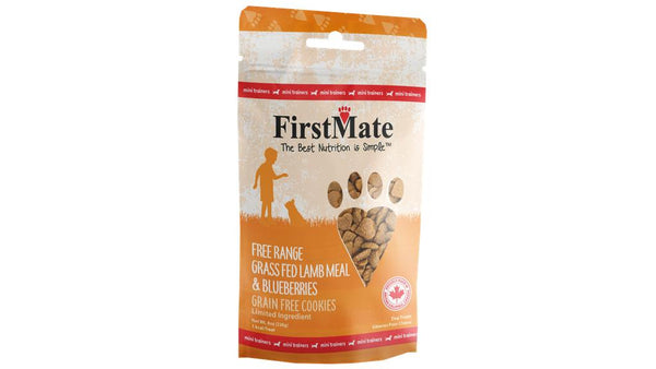 FirstMate Mini Trainers Free Range Grass Fed Lamb Meal & Blueberries Dog Treats