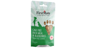 FirstMate Cage Free Duck Meal & Blueberries Dog Treats