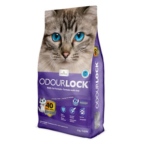 Intersand Odorlock Litière pour chat parfumée à la lavande