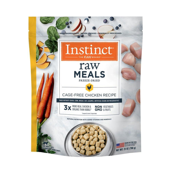 Instinct Raw Meals Cage-Free Chicken Freeze-Dried Cat Food