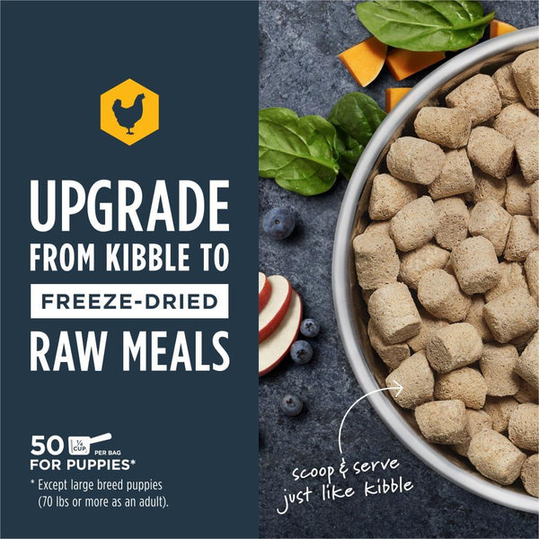 Instinct Raw Meals Cage-Free Chicken Puppy Freeze-Dried Dog Food