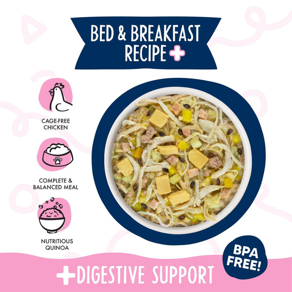 Weruva Meals 'n More Bed & Breakfast Recipe Plus in Pumpkin Soup Wet Dog Food Cup