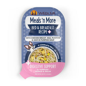 Weruva Meals 'n More Bed & Breakfast Recipe Plus in Pumpkin Soup Wet Dog Food Cup