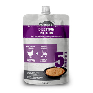 PureBites Squeezables Digestion Cat Treats Pouch