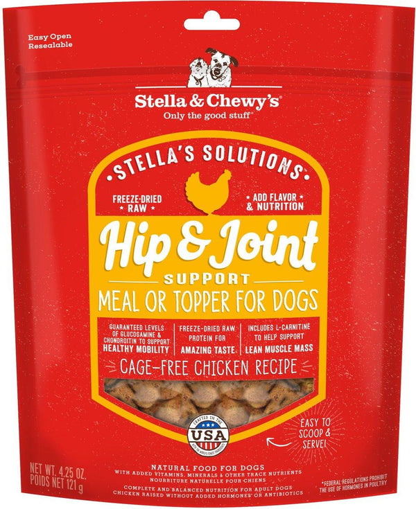 Stella & Chewy's Stella's Solutions Hip & Joint Boost Cage-Free Chicken Dinner Morsels Freeze-Dried Dog Food