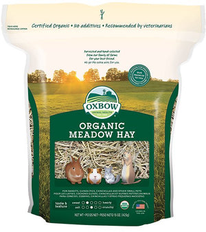 Oxbow Organic Meadow Hay Small Animal Food, 40-oz