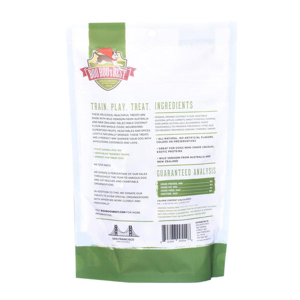 Boo Boo's Best SuperFood Exotics Friandises pour chiens au venaison