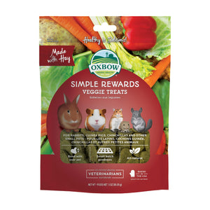 gâteries pour petits animaux Oxbow Simple Rewards cuites au four végétariennes, 2 oz