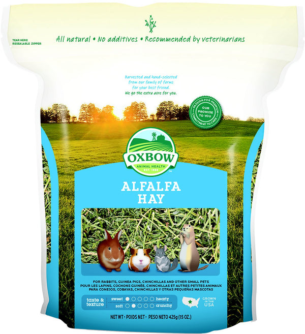 Nourriture pour petits animaux au foin de luzerne Oxbow