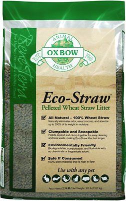 Oxbow Bene Terra Eco-Straw Pelleted Wheat Straw Small Animal Litter