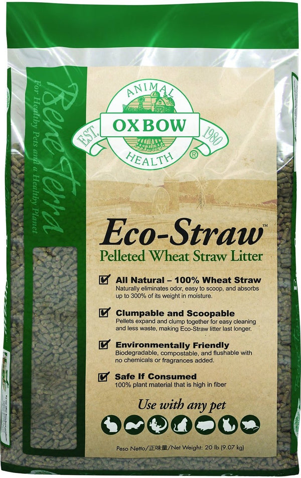 Oxbow Bene Terra Eco-Straw Pelleted Wheat Straw Small Animal Litter