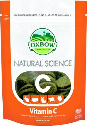 Oxbow Natural Science Vitamin C Small Animal Supplement, 60 count