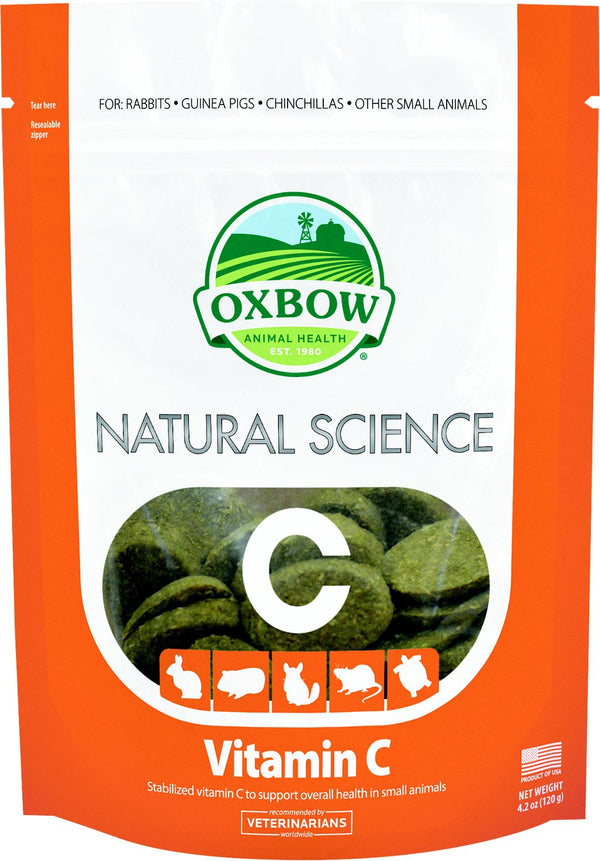 Oxbow Natural Science Vitamine C Supplément pour petits animaux 60 pièces
