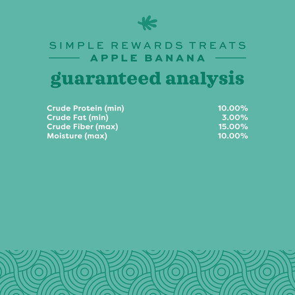 Oxbow Simple Rewards Cuite au four avec gâteries pour petits animaux à la pomme et à la banane, 2 oz