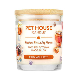 Pet House Autumn Candle, Caramel Latte, 9-oz