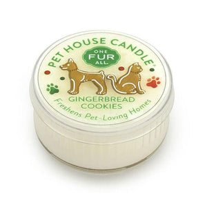 Pet House Winter Mini Candle, Gingerbread Cookies, 1.5-oz