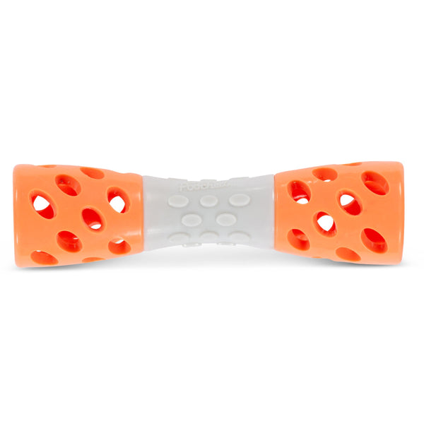 Jouet pour chien Messy Mutts Totally Pooched Toss'n Hourglass, orange, 7 po