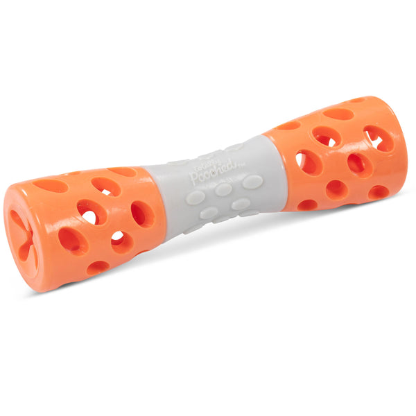 Jouet pour chien Messy Mutts Totally Pooched Toss'n Hourglass, orange, 7 po