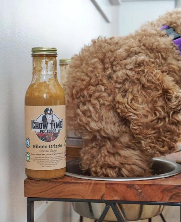 Chow Time Kibble Drizzle Garniture pour nourriture pour chiens recette originale