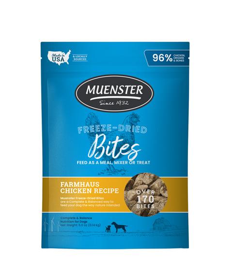 Muenster Farmhaus Chicken Freeze-Dried Bites for Dogs