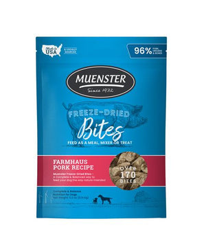 Muenster Farmhaus Pork Freeze-Dried Bites for Dogs