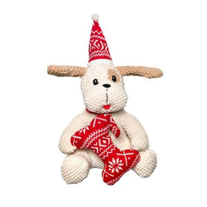 Patchwork Pet Holiday Playful Pair Dog Dog Toy