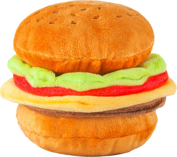 P.L.A.Y. Pet Lifestyle and You American Classic Food Burger Dog Toy