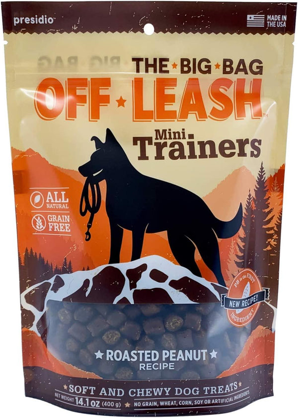 Off-Leash Mini Trainers Roasted Peanut Dog Treats