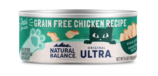 Natural Balance Original Ultra Chicken Recipe Grain-Free Wet Cat Food Can