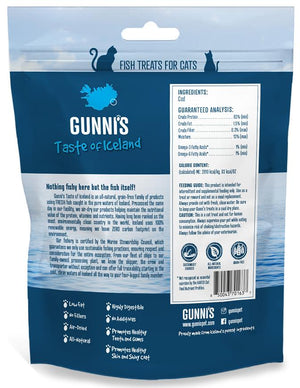 Gunni's Cod Mini Morsel Cat Treats, 1.5-oz