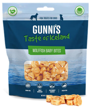 Gunni's Wolffish Baby Bites Dog Treats, 2.5-oz