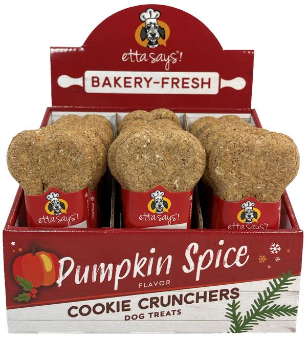 Etta Says! Bakery-Fresh Cookie Crunchers Pumpkin Spice Dog Treats