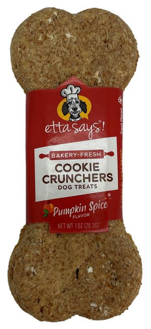 Etta Says! Bakery-Fresh Cookie Crunchers Pumpkin Spice Dog Treats