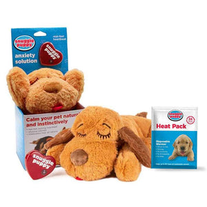 Smart Pet Love Original Snuggle Puppy Heartbeat Dog Toy, Biscuit