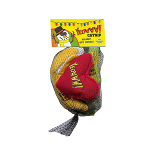 Yeowww! Ensemble cadeau de vacances Jouet à l'herbe à chat