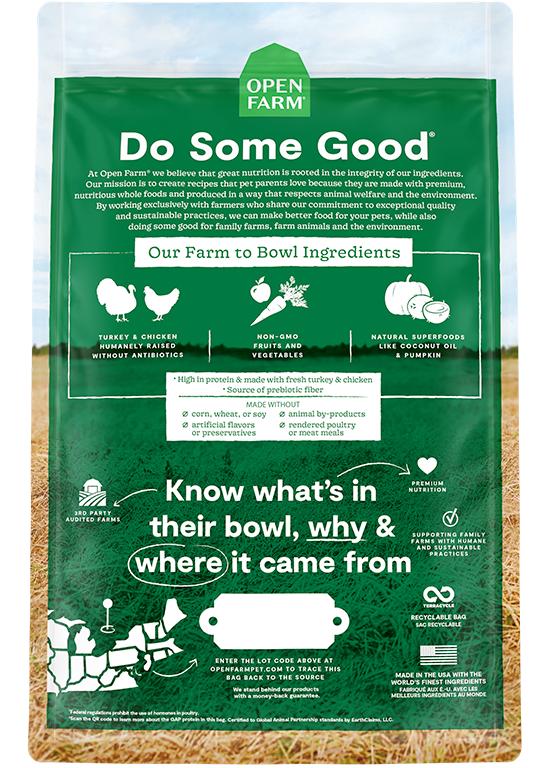 Open Farm Homestead Turkey & Chicken Recipe Grain-Free Dry Dog Food