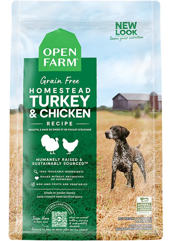 Open Farm Homestead Turkey & Chicken Recipe Grain-Free Dry Dog Food