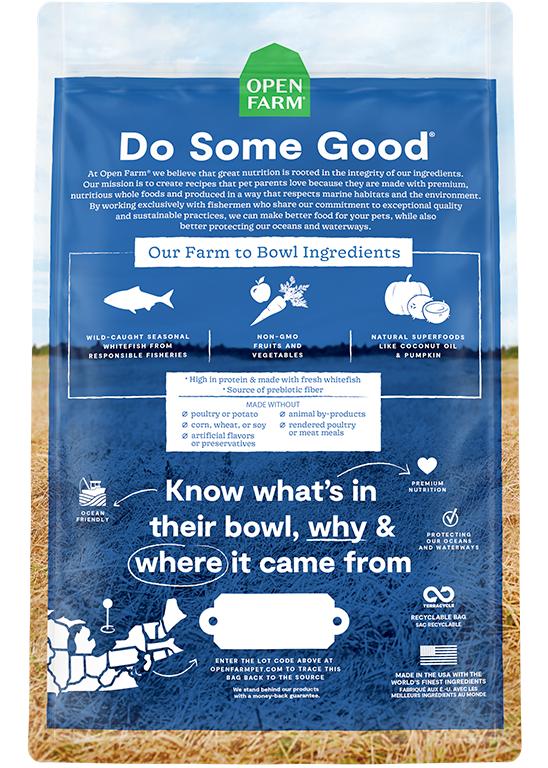 Open Farm Catch-of-the-Season Whitefish Recipe Grain-Free Dry Dog Food