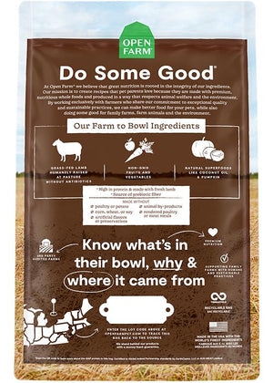 Open Farm Pasture-Raised Lamb Recipe Grain-Free Dry Dog Food