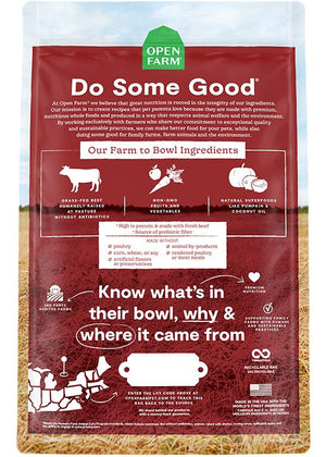 Open Farm Grass-Fed Beef Recipe Grain-Free Dry Dog Food