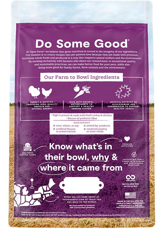 Open Farm Senior Turkey & Chicken Recipe Grain-Free Dry Dog Food